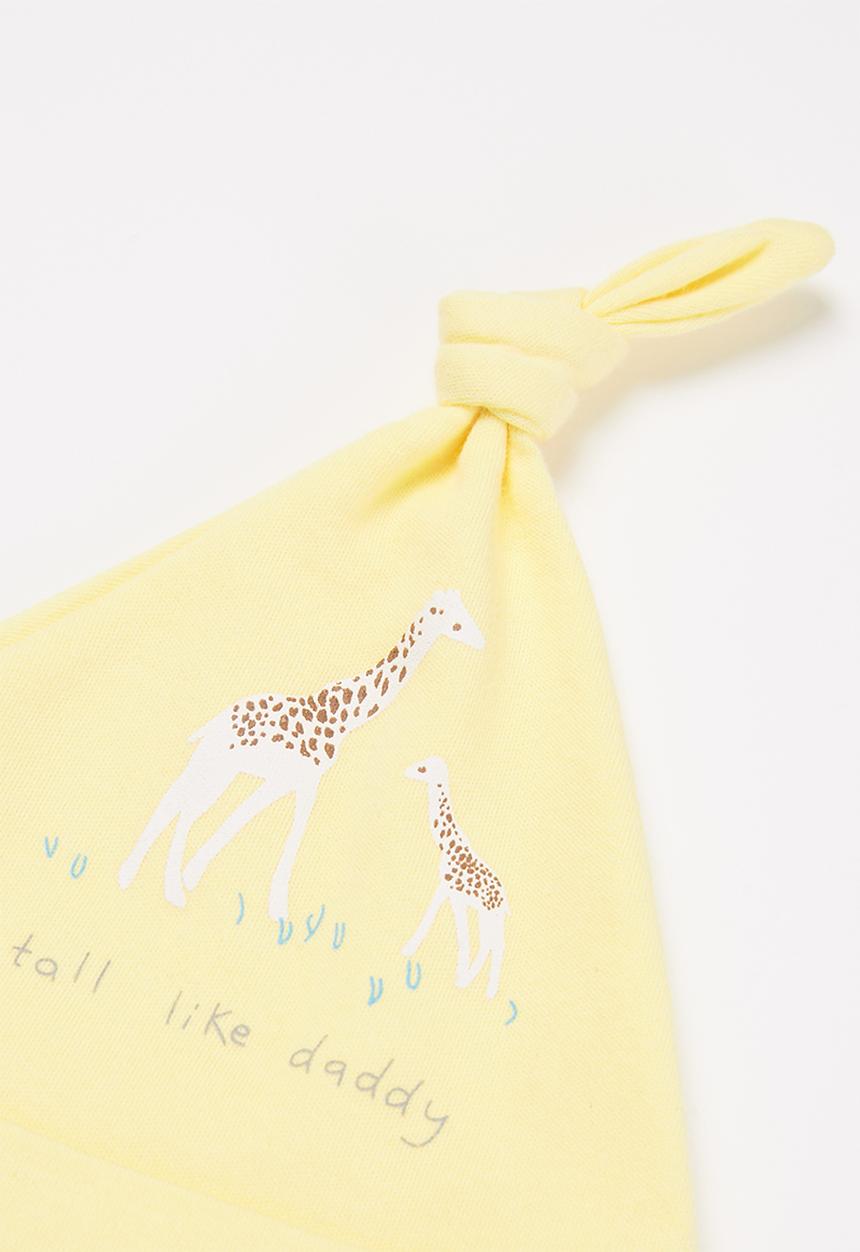 Pop Candy - Baby beanies - yellow & white 