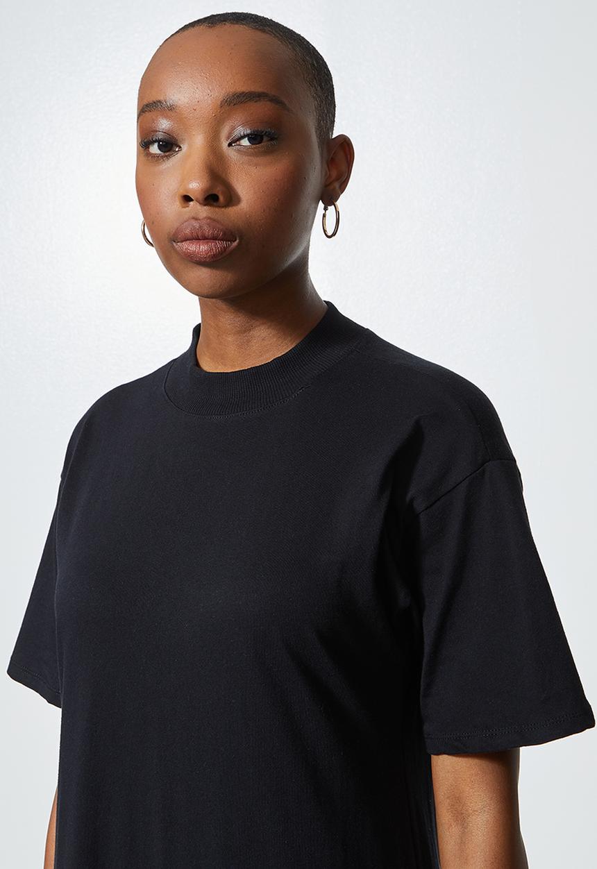 Superbalist - Trapeze T-shirt dress - black