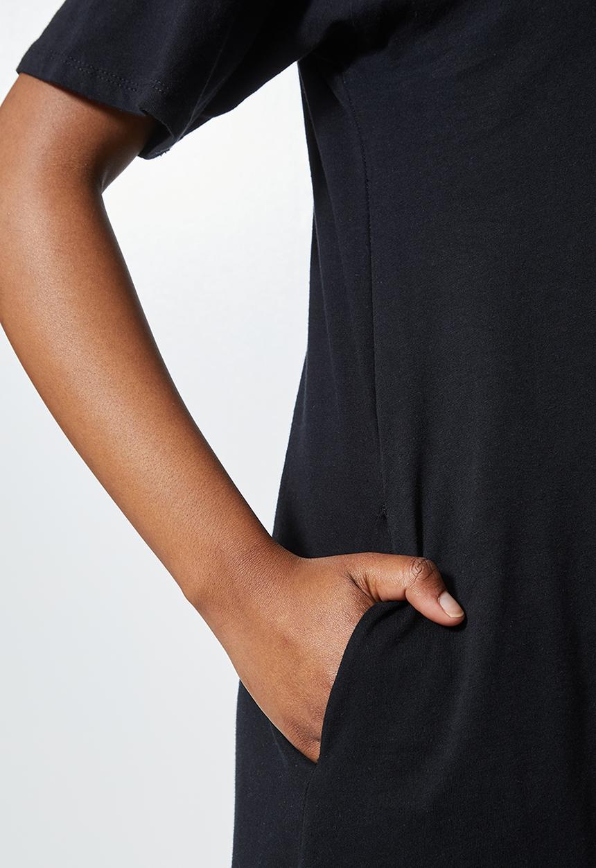 Superbalist - Trapeze T-shirt dress - black