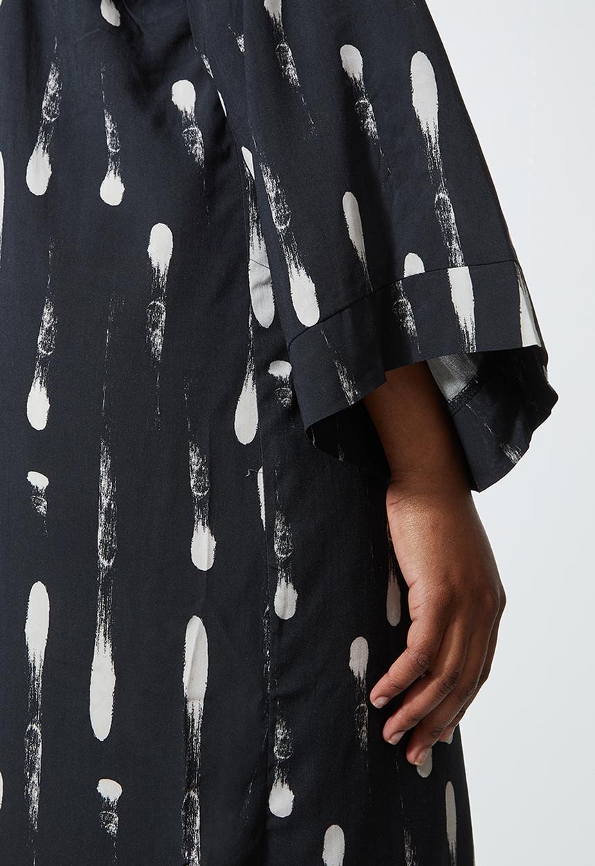 Superbalist - Midi shacket - black & white