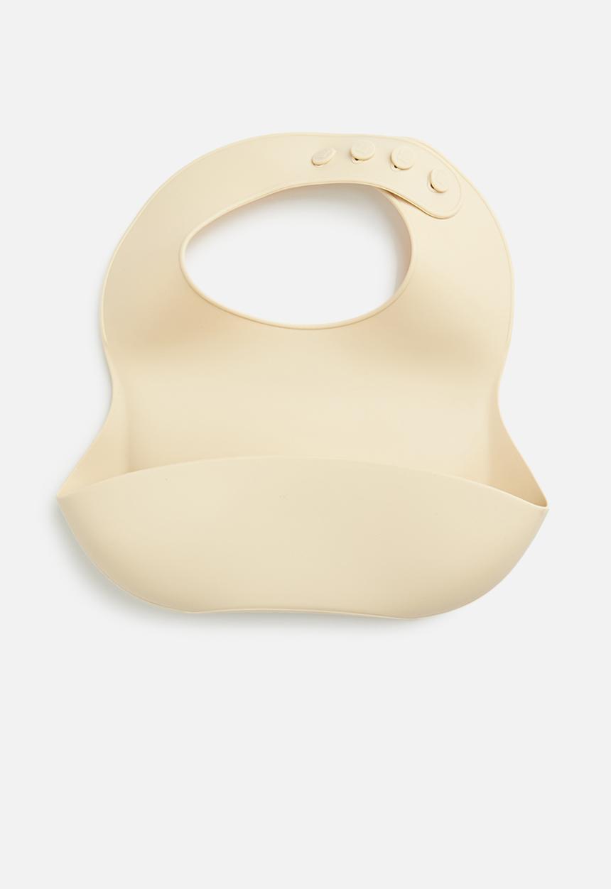 Pop Candy - Silicone bib & bowl - natural