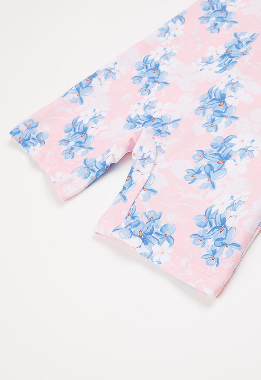 Pop Candy - Short sleeve swimsuit set - pink & blue