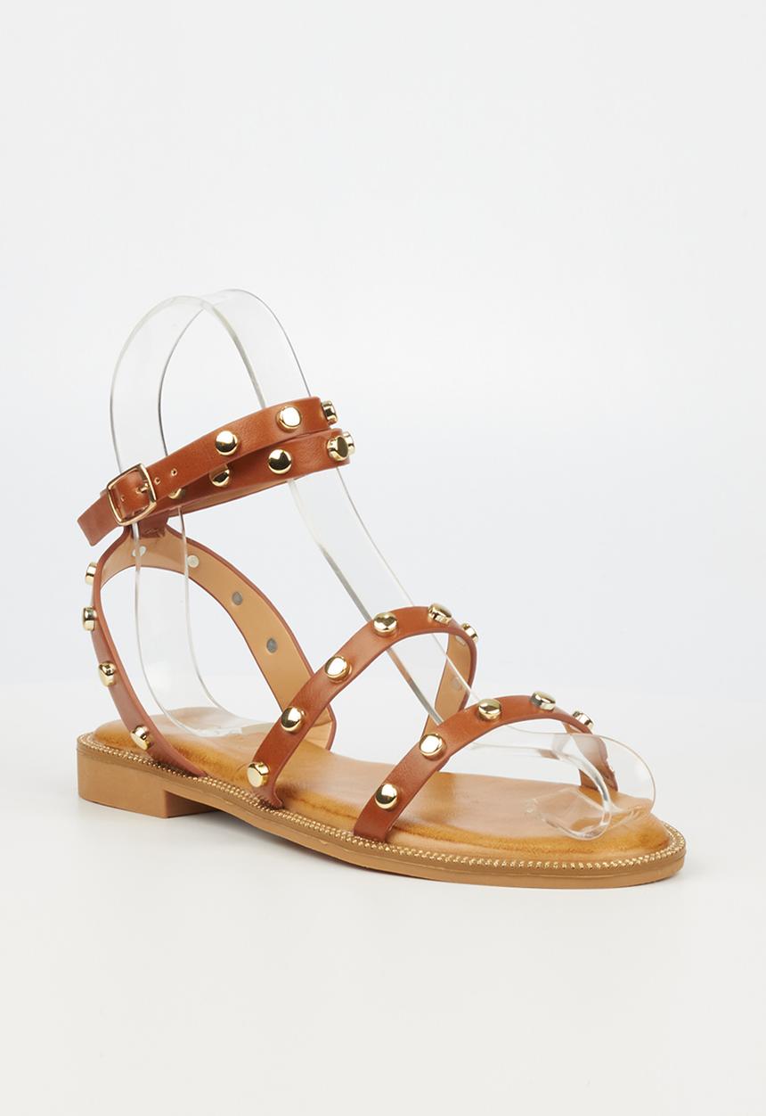 Miss Black - Murano8 sandal - tan