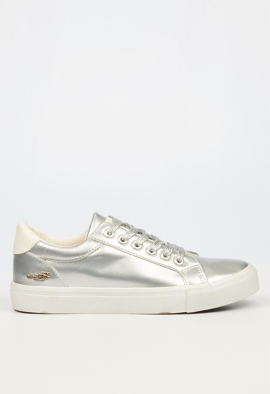 Miss Black - Golden3 sneaker - silver