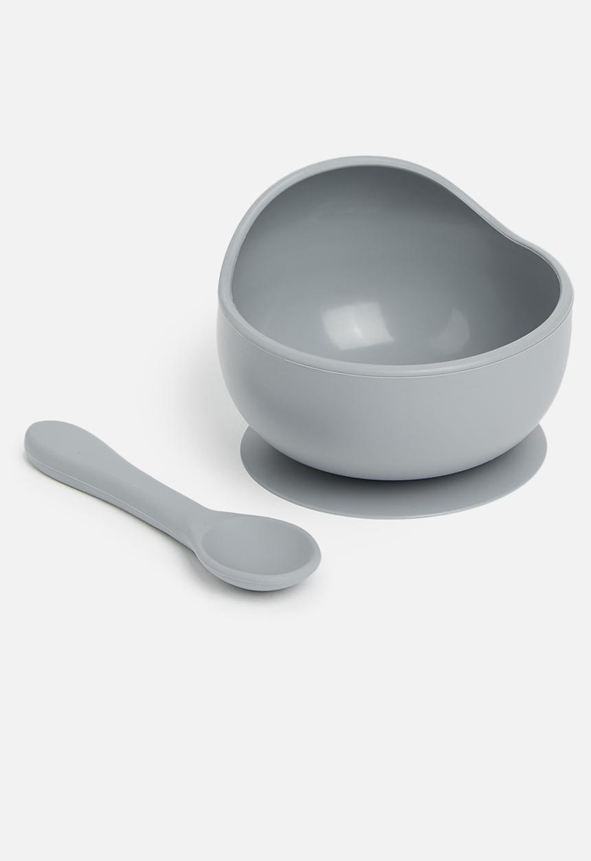 Pop Candy - Silicone bib & bowl - blue