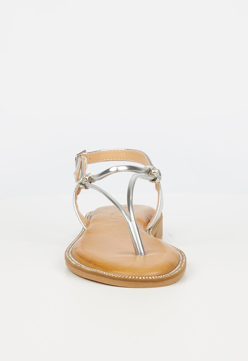 Miss Black - Murano7 sandal - silver