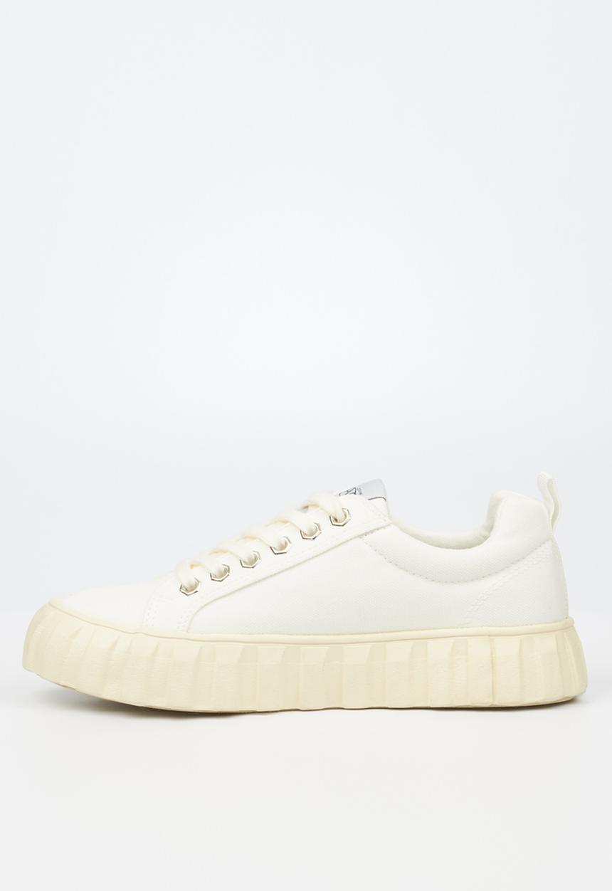 Miss Black - Miche1 flatform sneaker - white