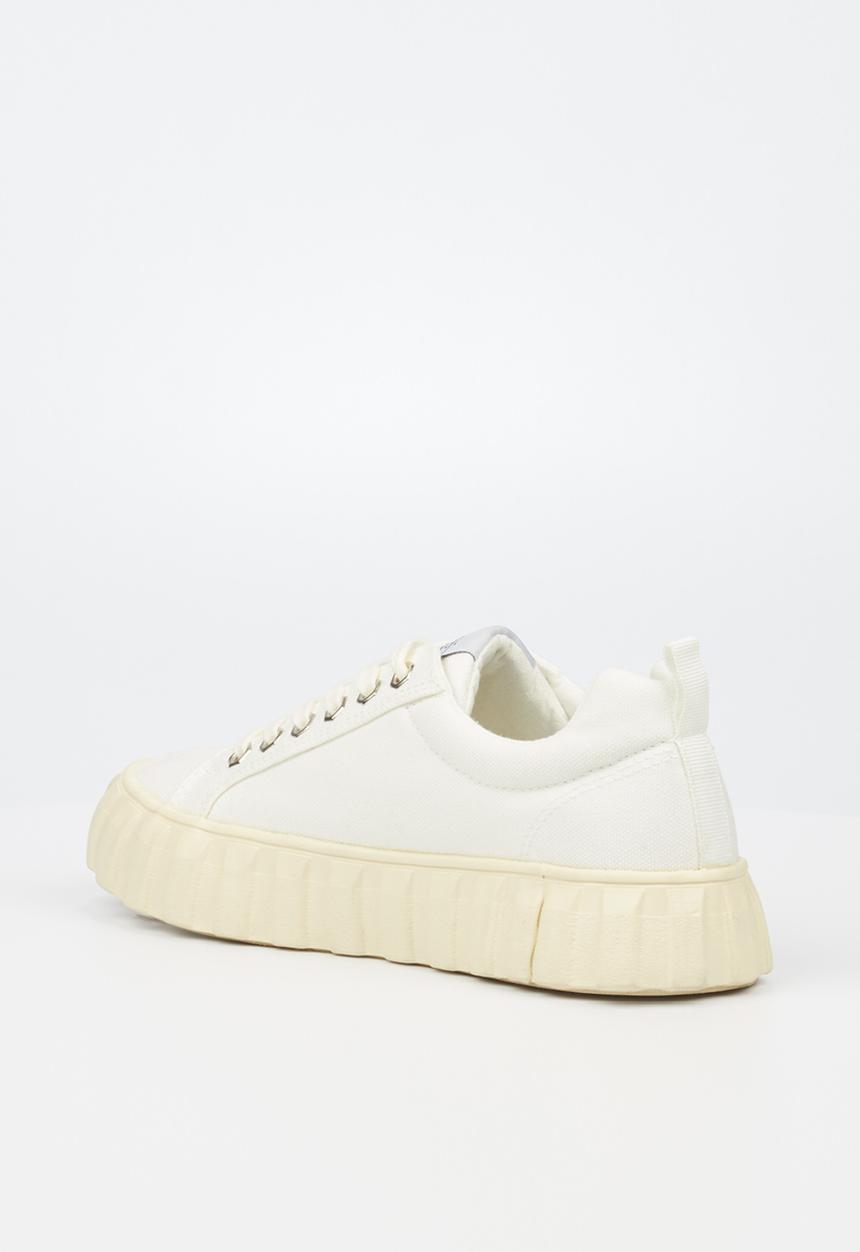 Miss Black - Miche1 flatform sneaker - white