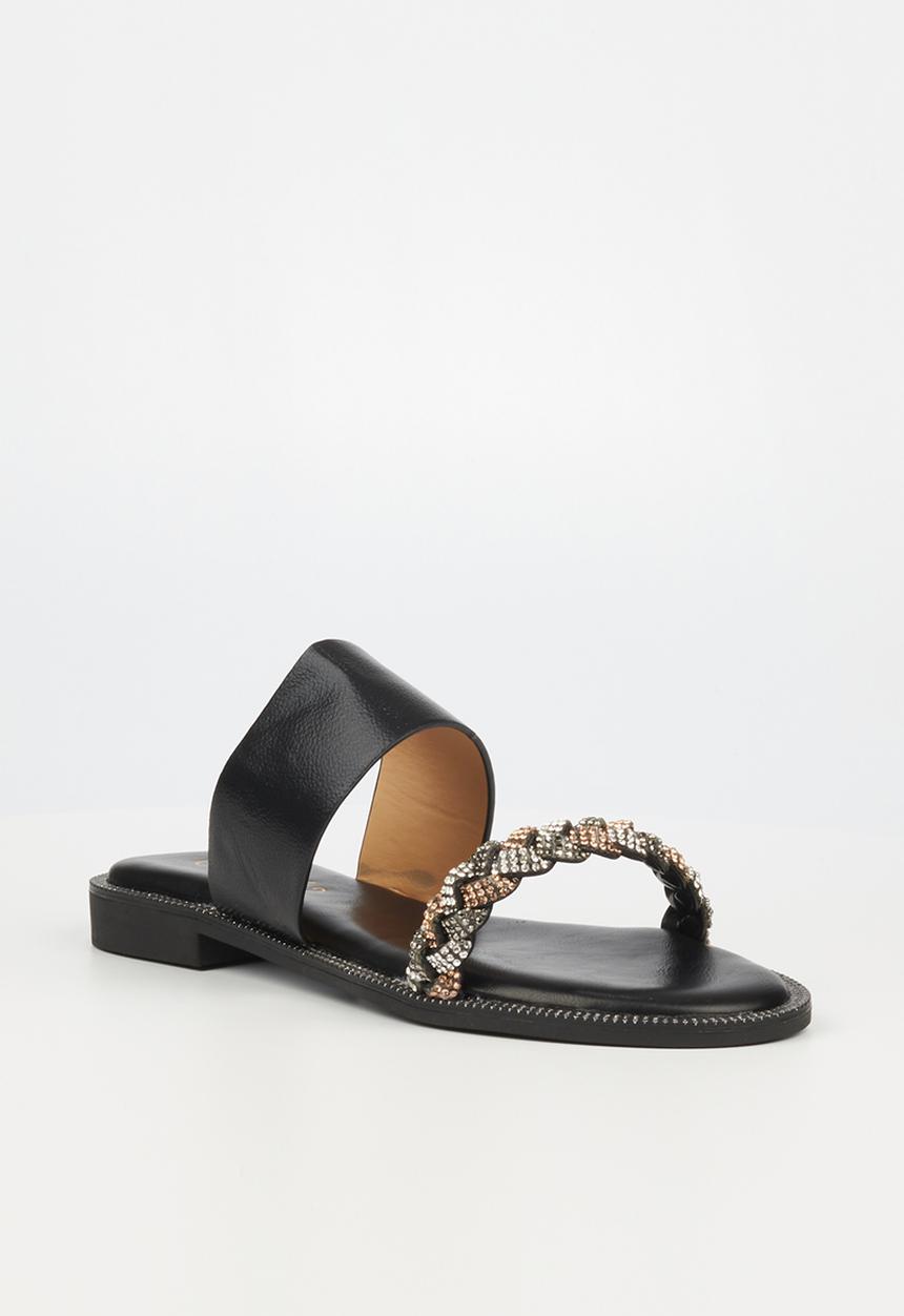 Miss Black - Murano1 sandal - black