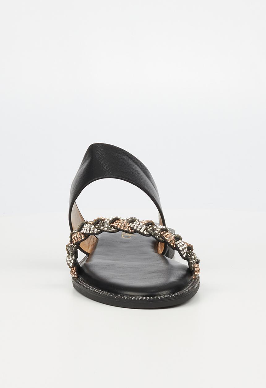 Miss Black - Murano1 sandal - black