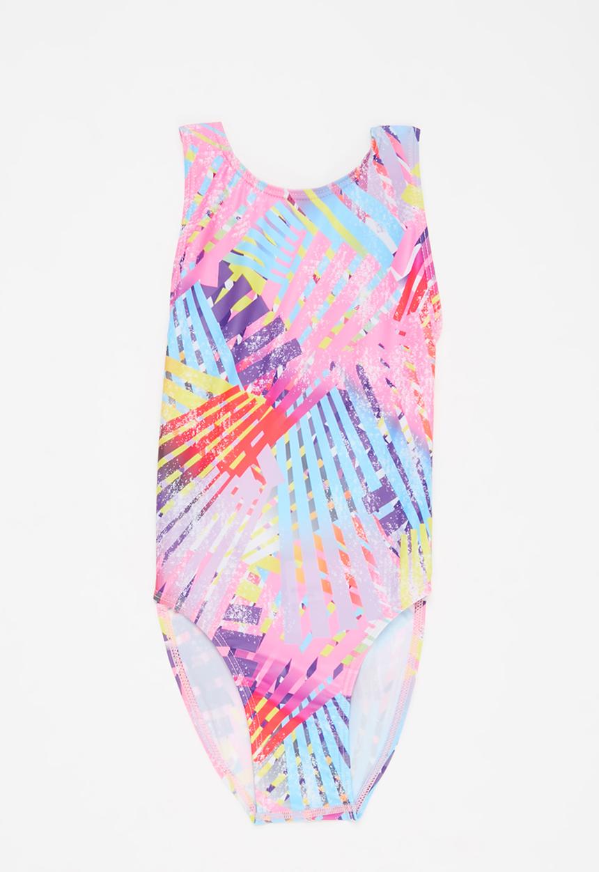 Pop Candy - Colour block one piece swimsuit - multi