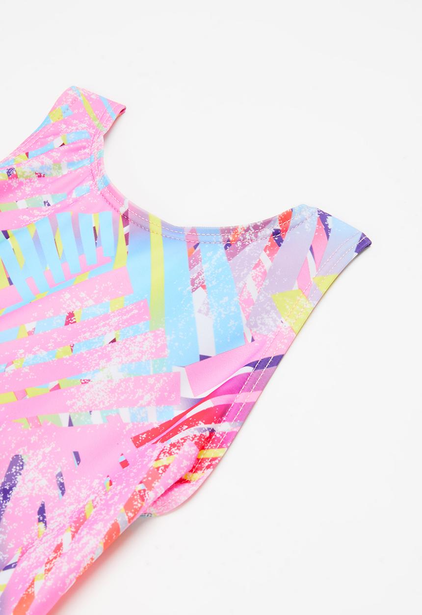 Pop Candy - Colour block one piece swimsuit - multi