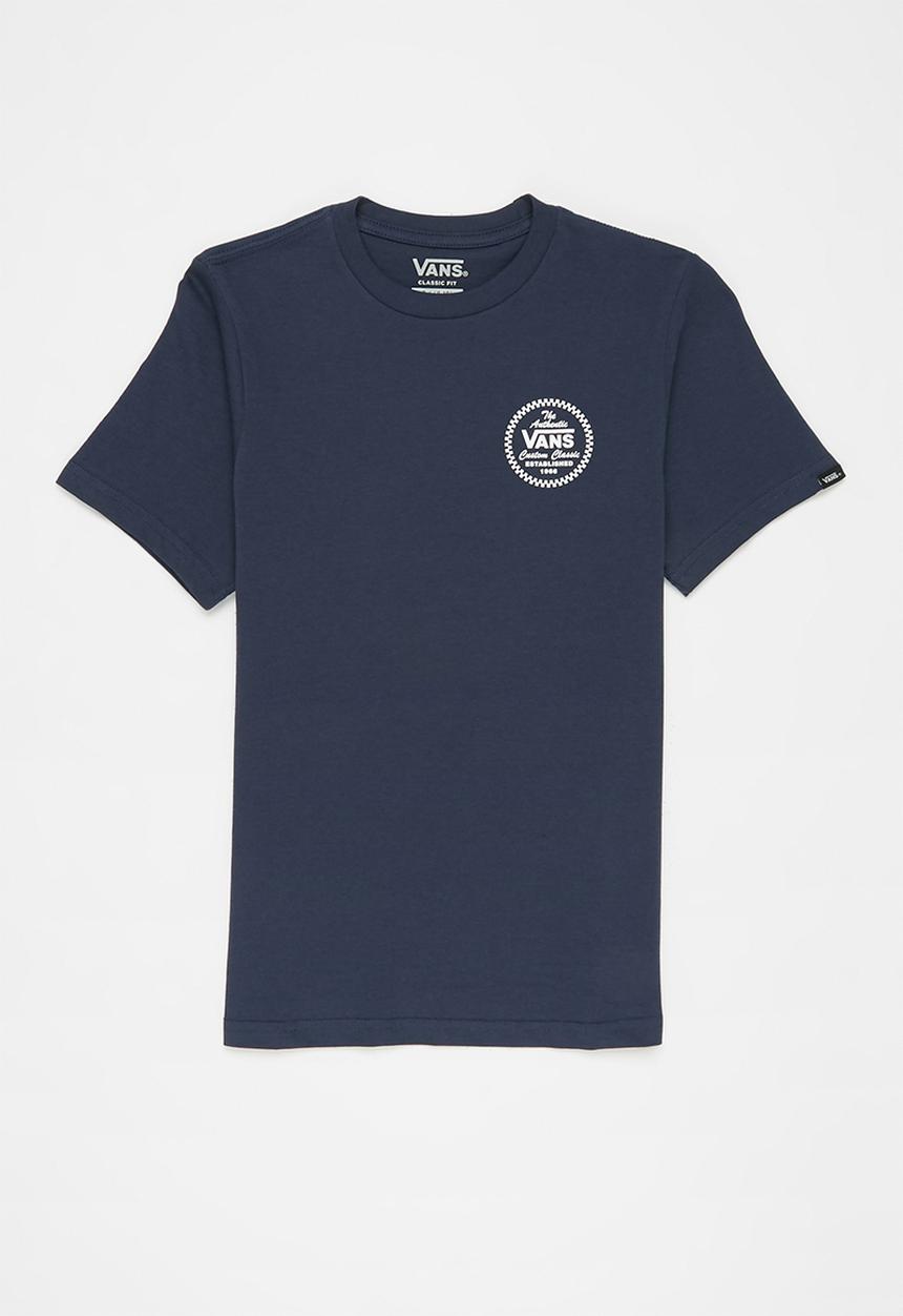 Vans - Vans custom classic short sleeve boys - dress blues