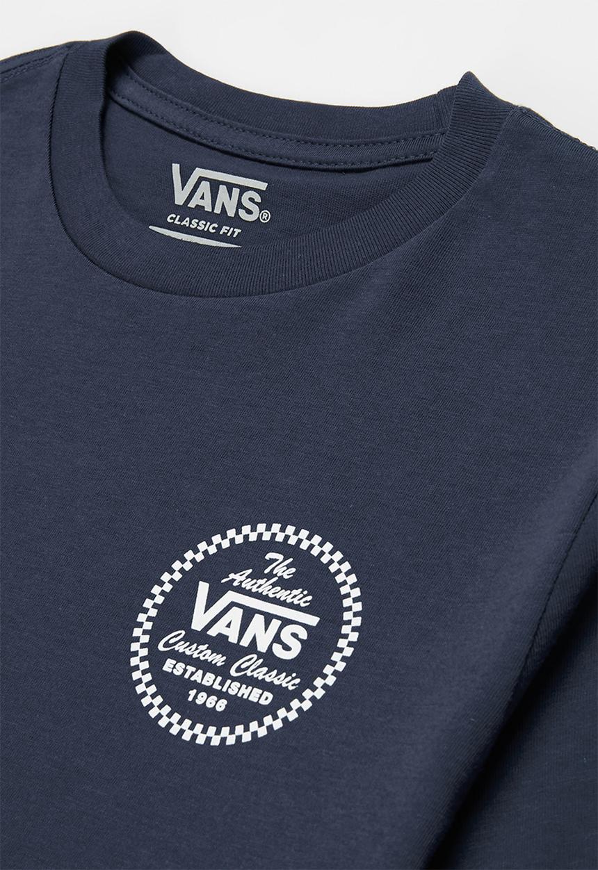 Vans - Vans custom classic short sleeve boys - dress blues