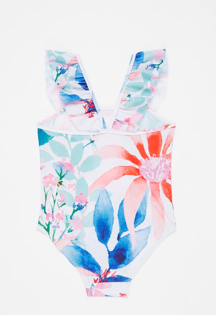 Pop Candy - Girls tropical one piece swimsuit - multi