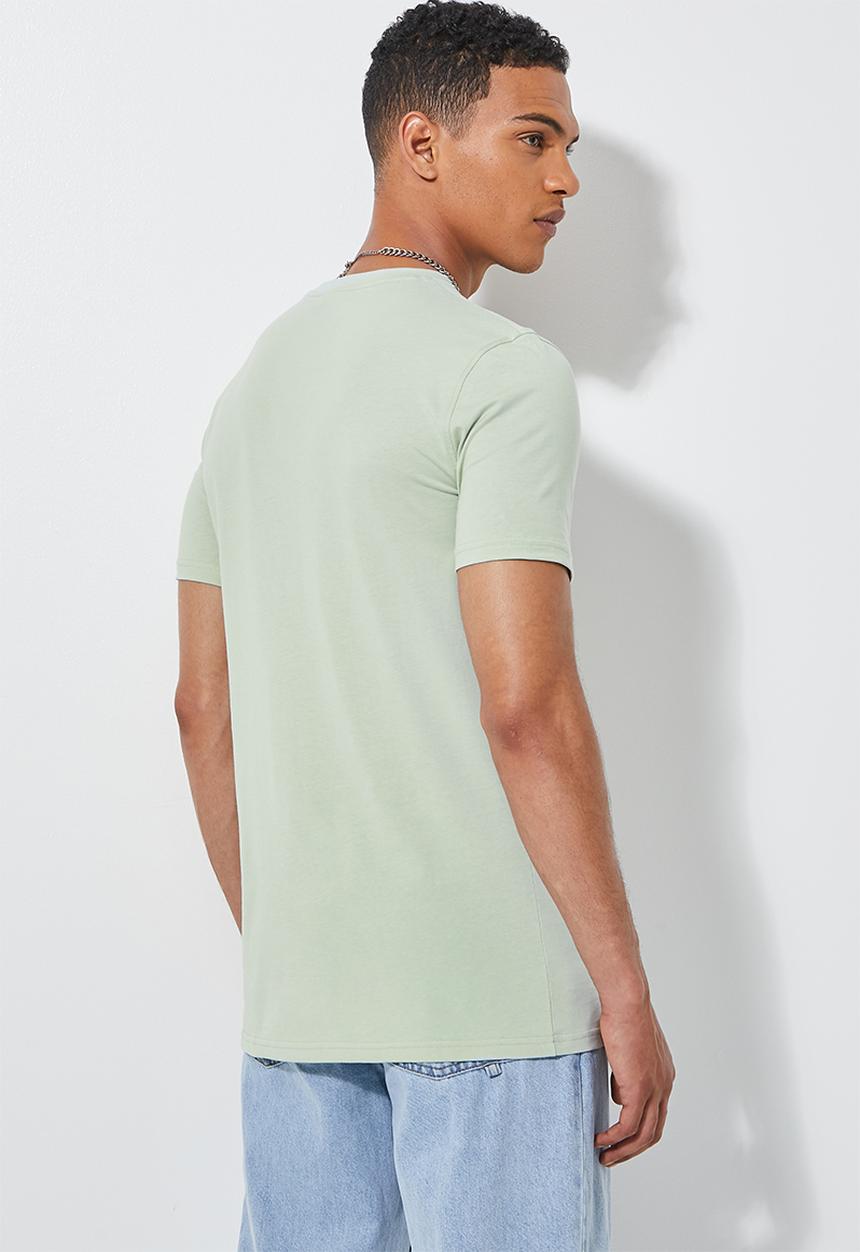 Superbalist - Nate organic crew tee - dusty green 