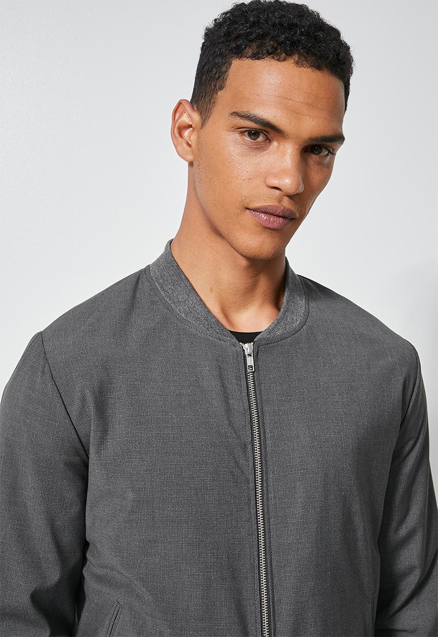 Superbalist - Formal bomber jacket - dark grey