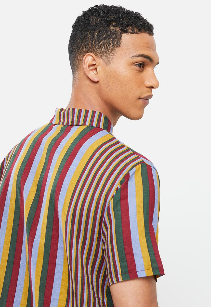 basicthread - Regular fit l.v stripe shirt - multi