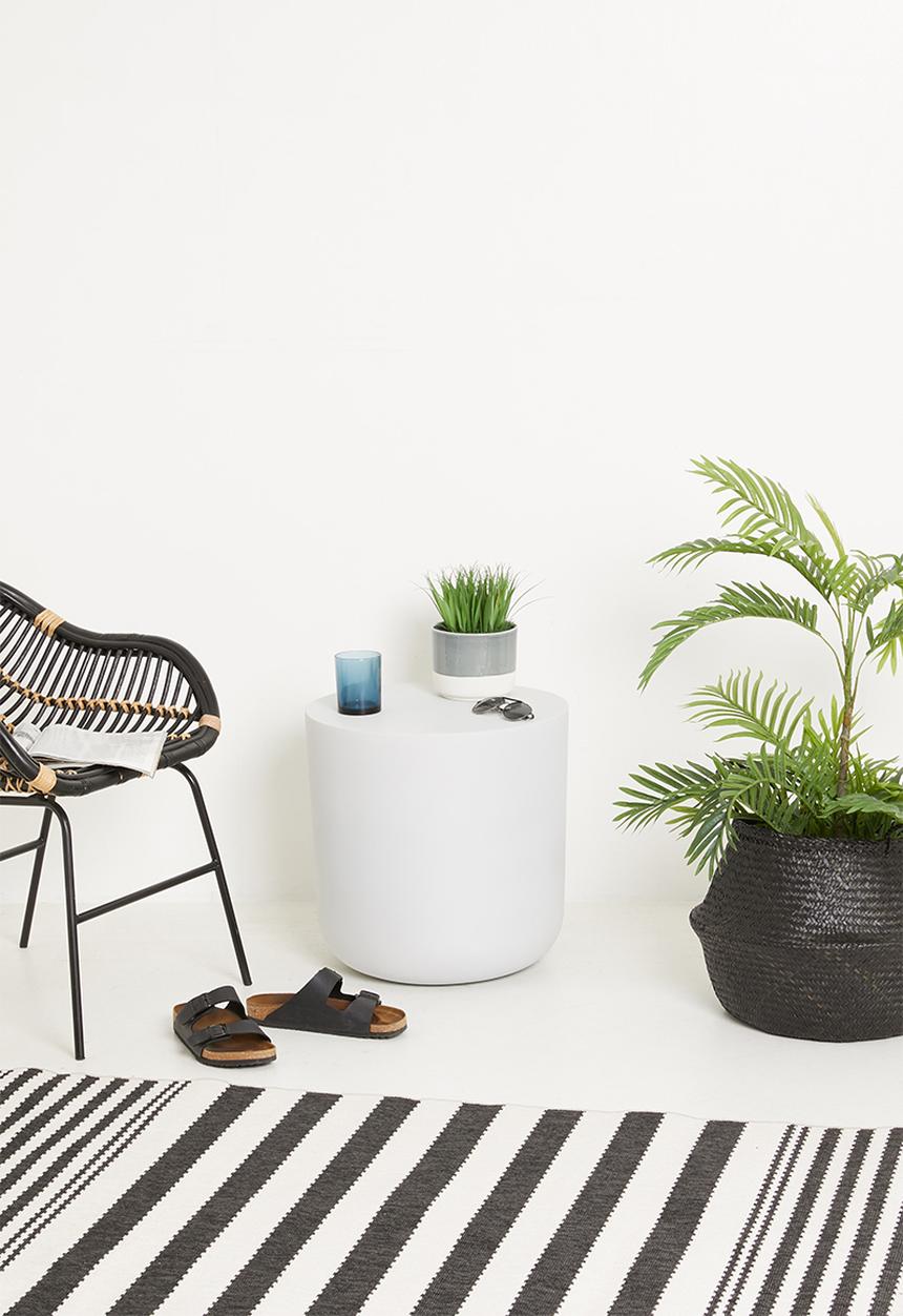 Sixth Floor - Kai outdoor side table - grey