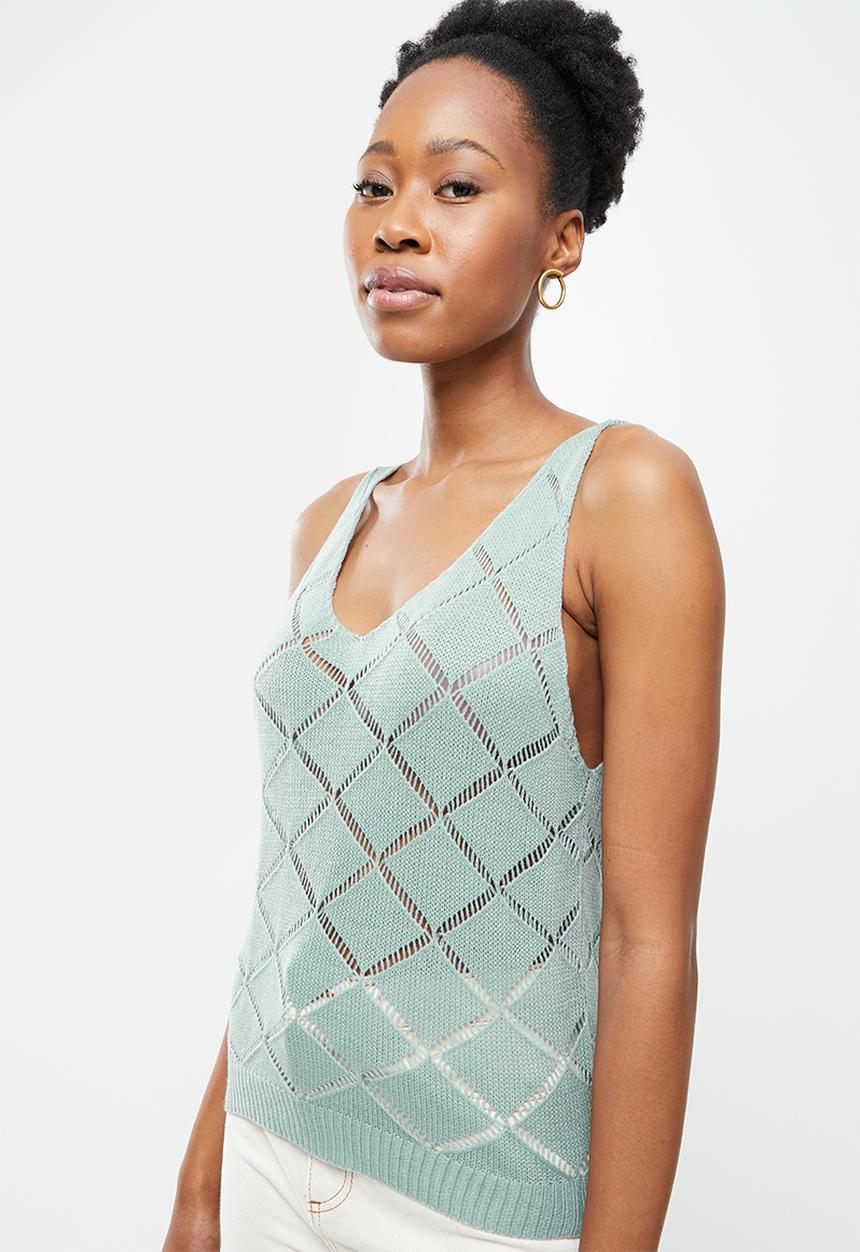 dailyfriday - Low v-neck cami - granite