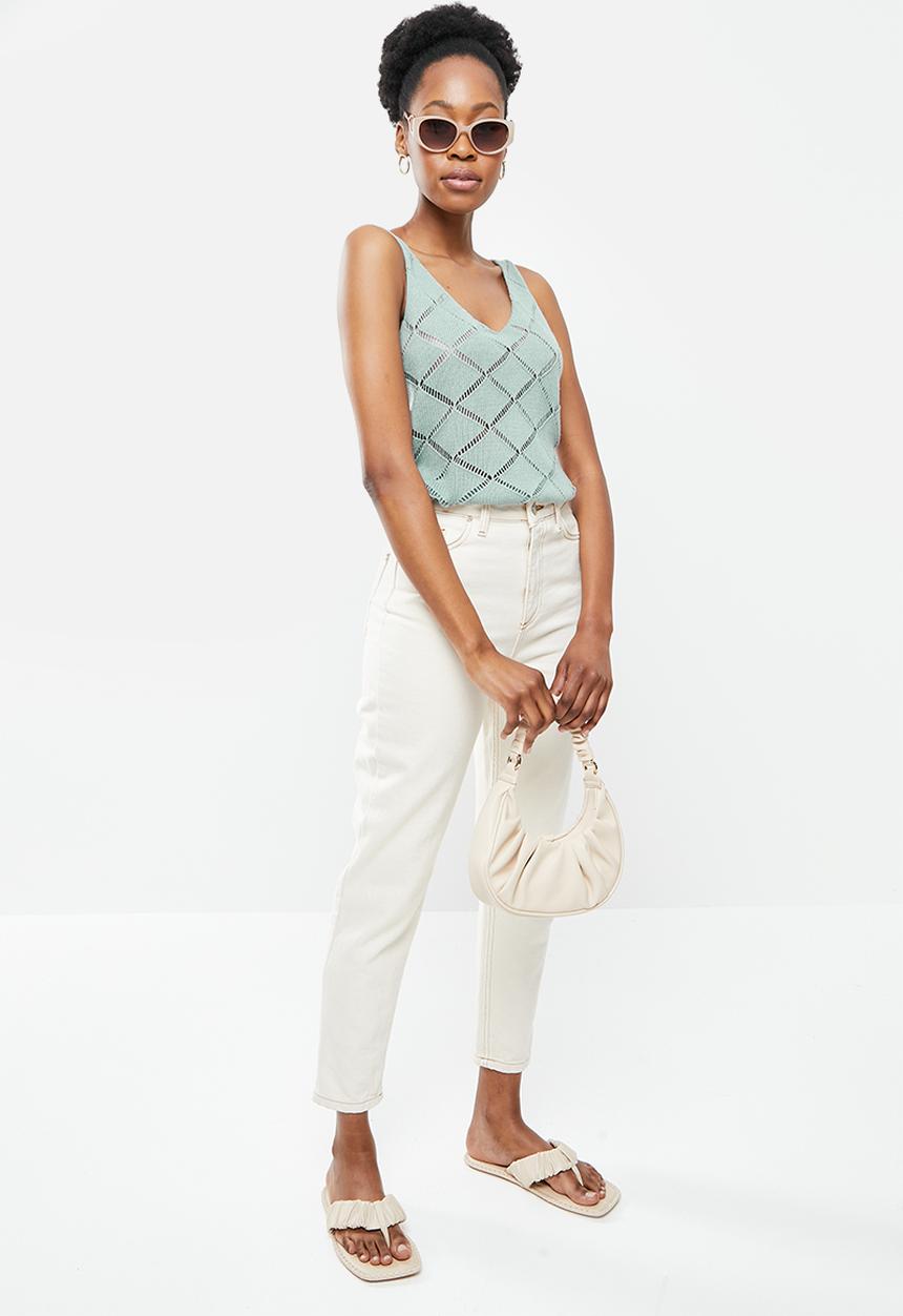 dailyfriday - Low v-neck cami - granite