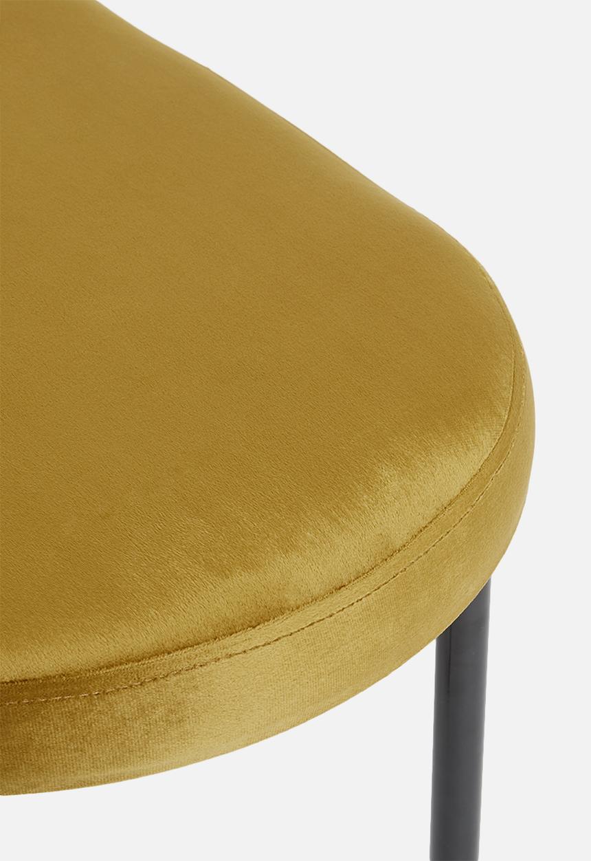 Sixth Floor - Rounded bench - mustard
