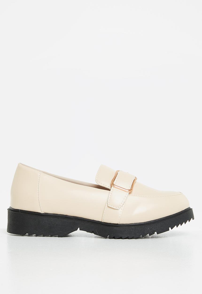 Madison® - Andrea lug sole loafer - off white