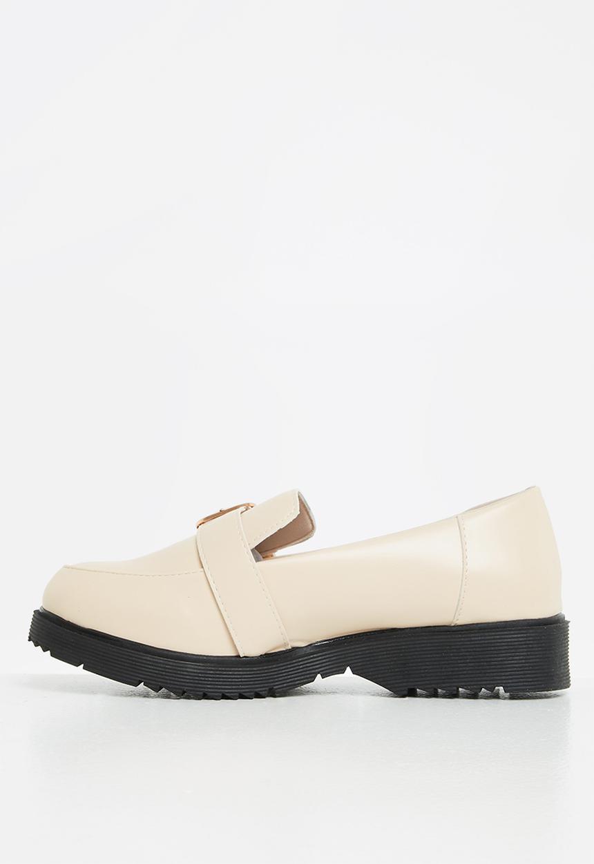 Madison® - Andrea lug sole loafer - off white