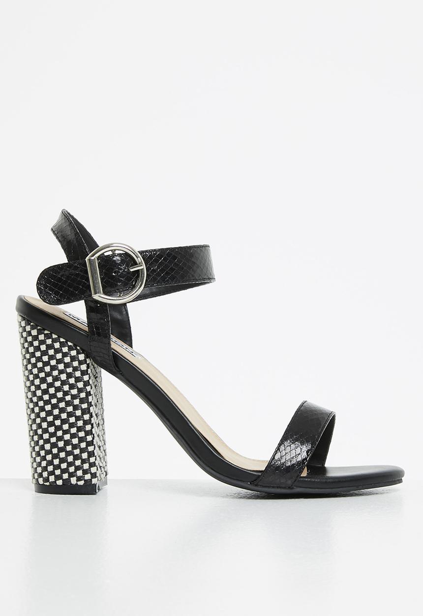 Madison® - Audrey woven block heel - black