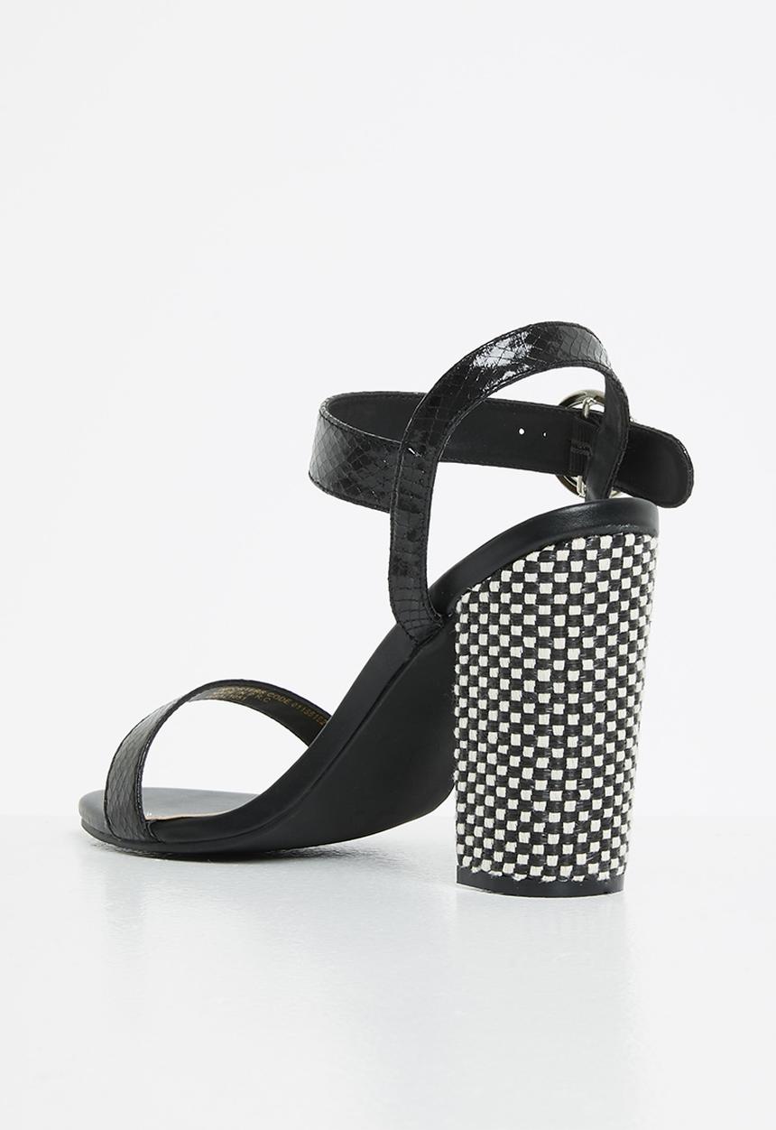 Madison® - Audrey woven block heel - black