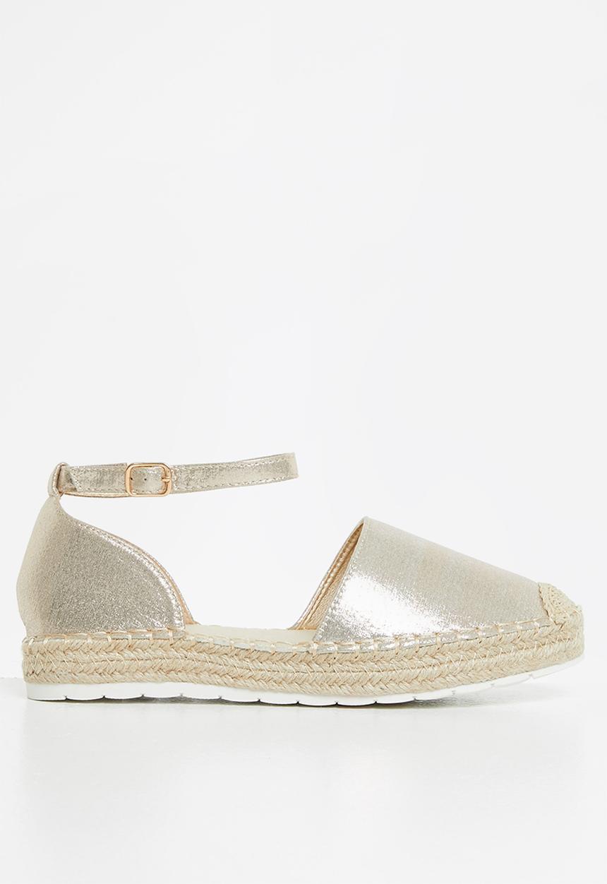 Madison® - Jade ankle strap espadrille - rose gold
