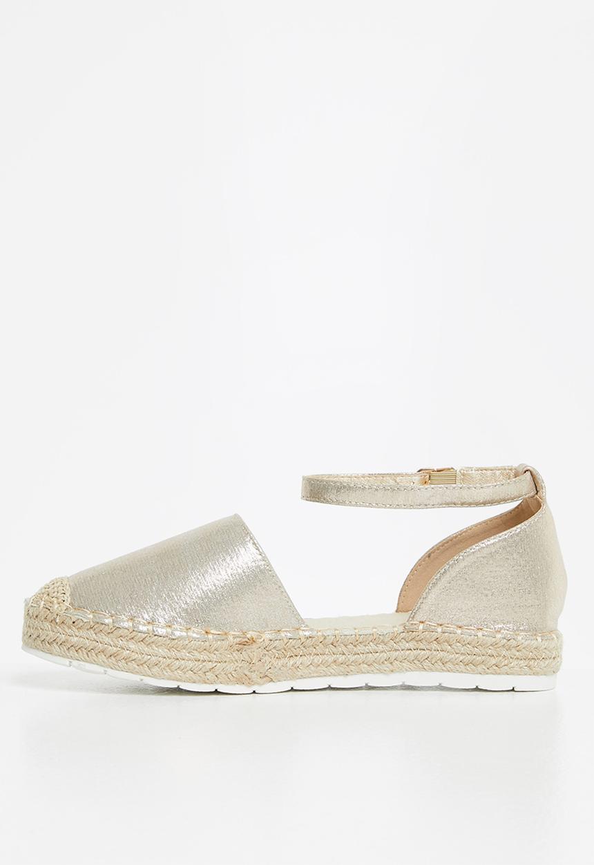 Madison® - Jade ankle strap espadrille - rose gold