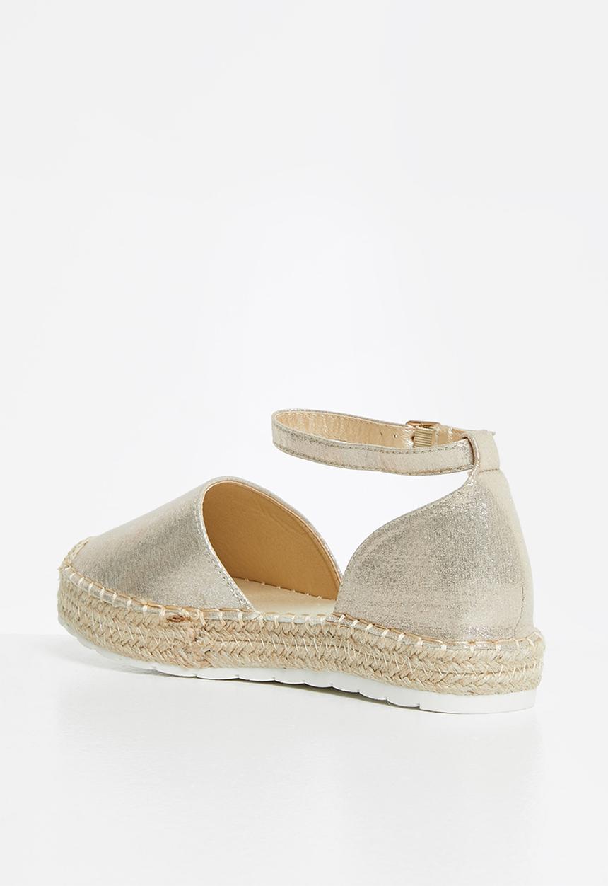 Madison® - Jade ankle strap espadrille - rose gold