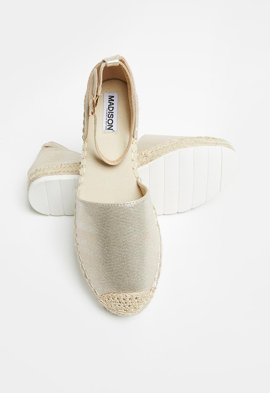 Madison® - Jade ankle strap espadrille - rose gold