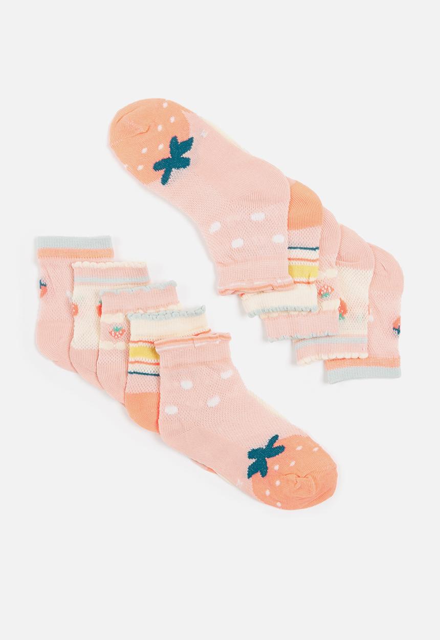 Pop Candy - Strawberry & sunflower socks - multi