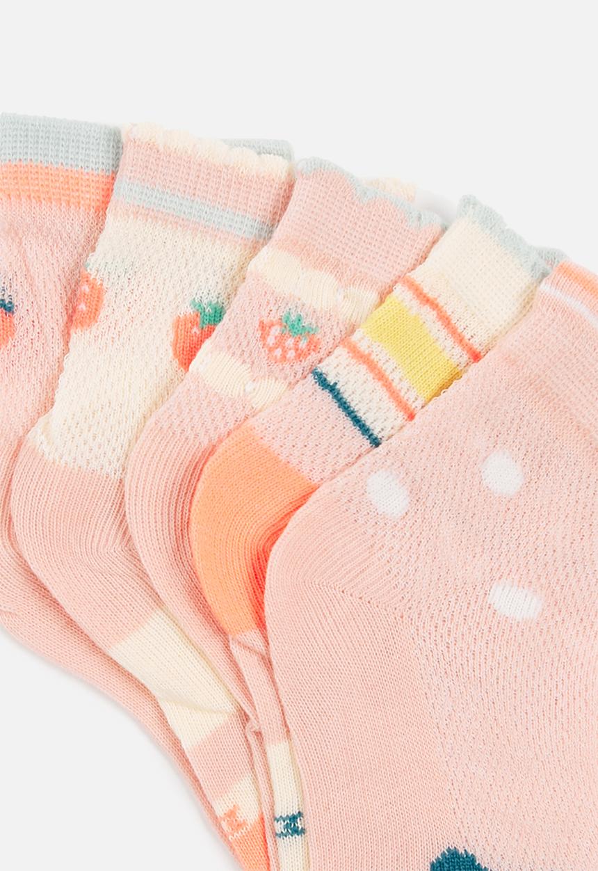 Pop Candy - Strawberry & sunflower socks - multi
