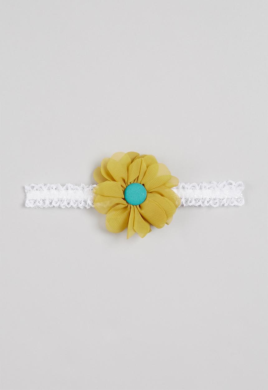 Pop Candy - Flower headband - yellow