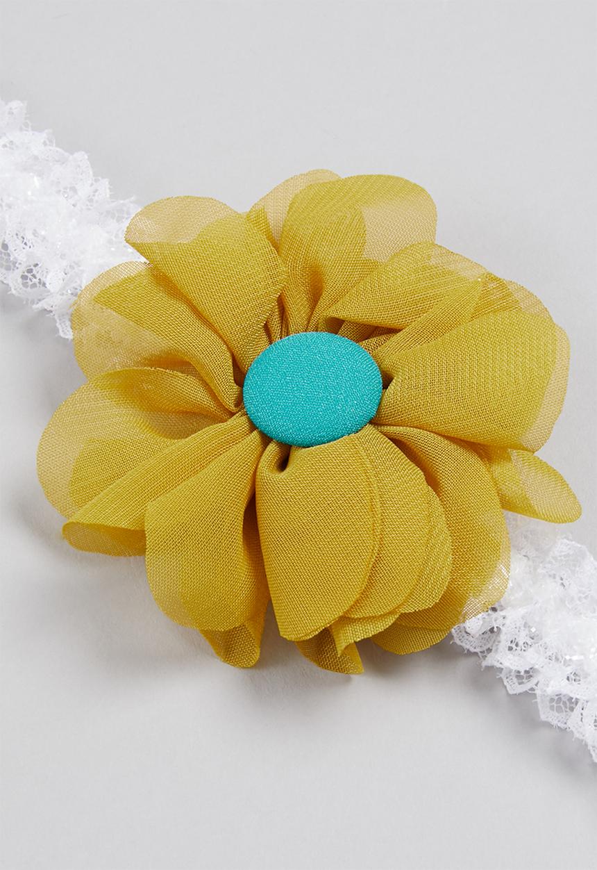 Pop Candy - Flower headband - yellow