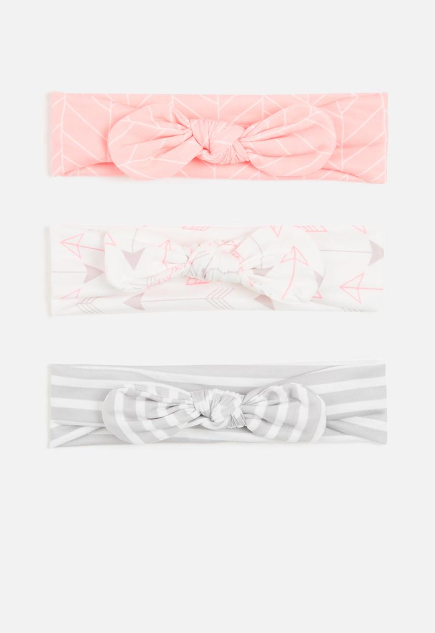 Pop Candy - Baby girls 3 pack headbands - multi 