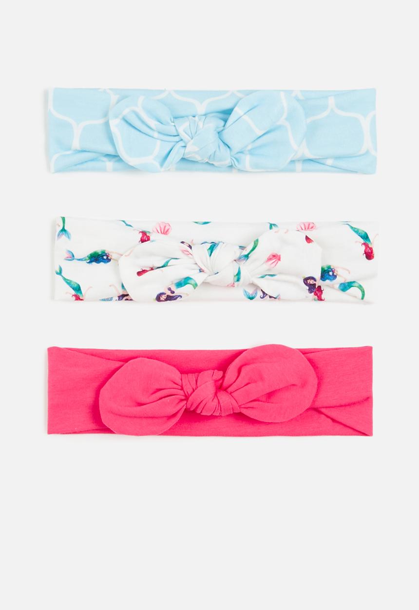 Pop Candy - Baby girls 3 pack headbands - multi 