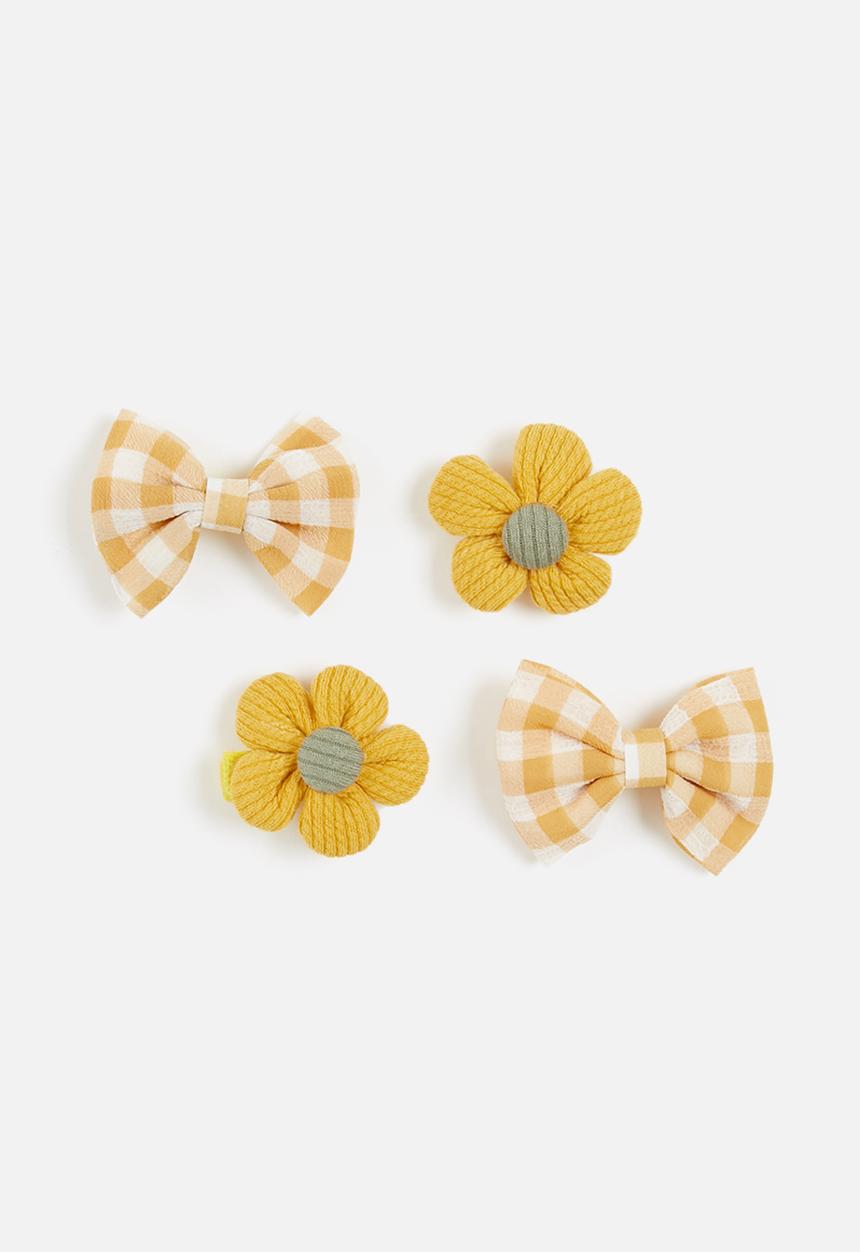 Pop Candy - Hair bow set - yellow