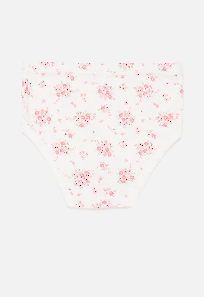 Pop Candy - Girls 3 pack panty set - grey & pink