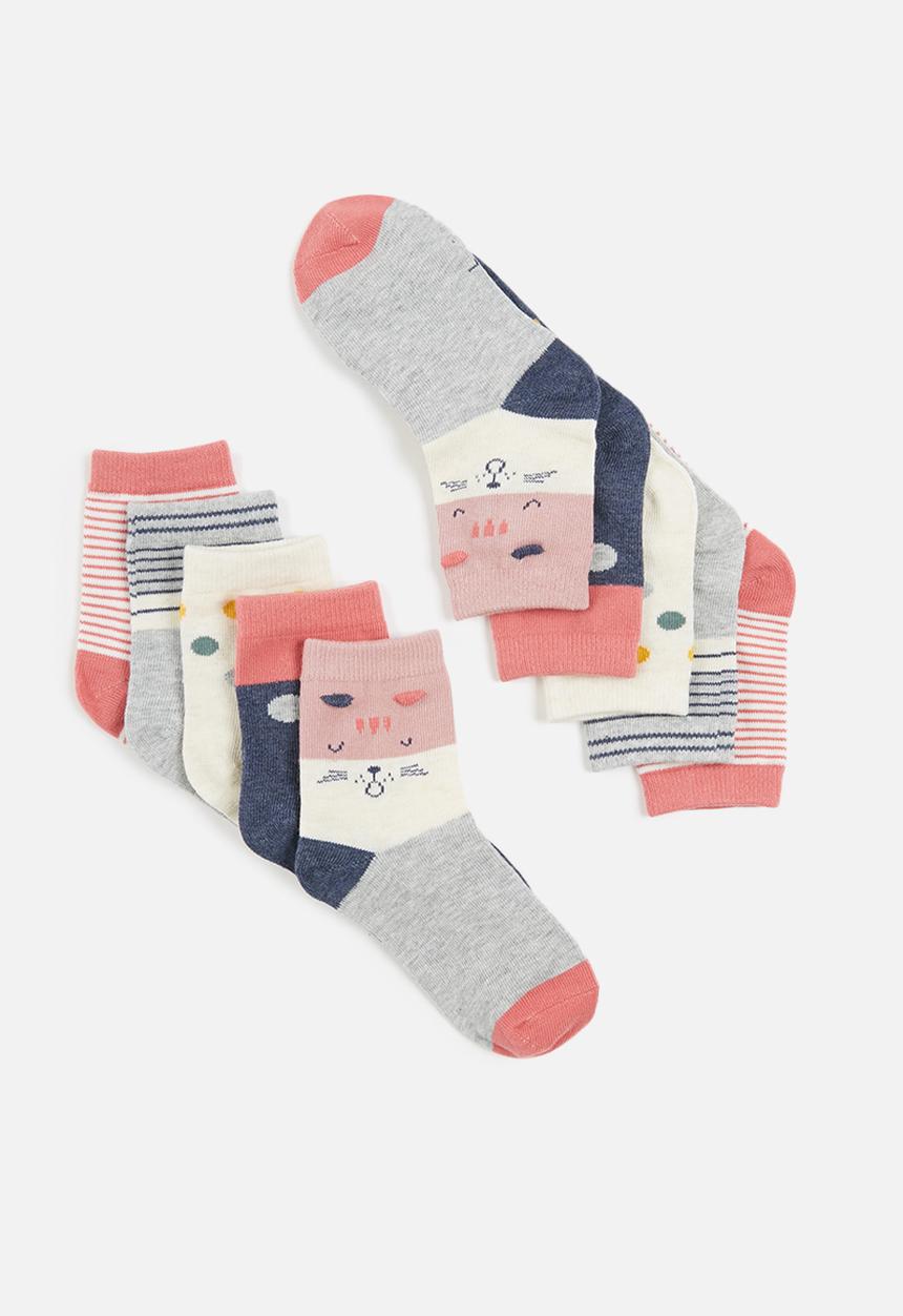 Pop Candy - Girls 5 pack socks - multi