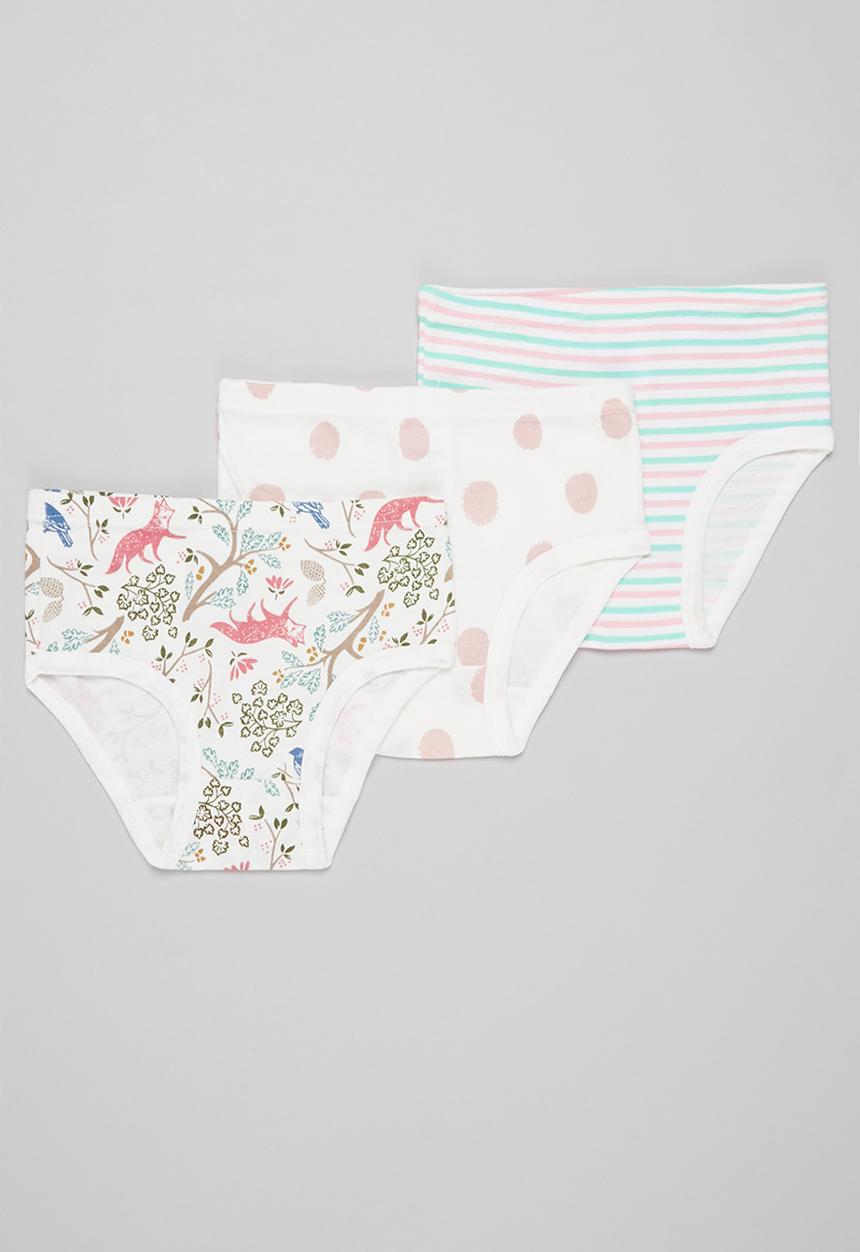 Pop Candy - Girls 3 pack panty set - multi