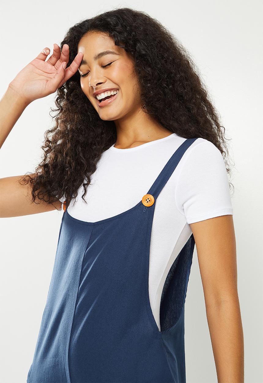 dailyfriday - Wide leg romper - navy