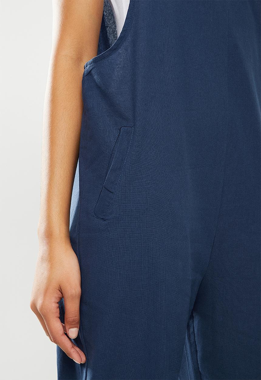 dailyfriday - Wide leg romper - navy