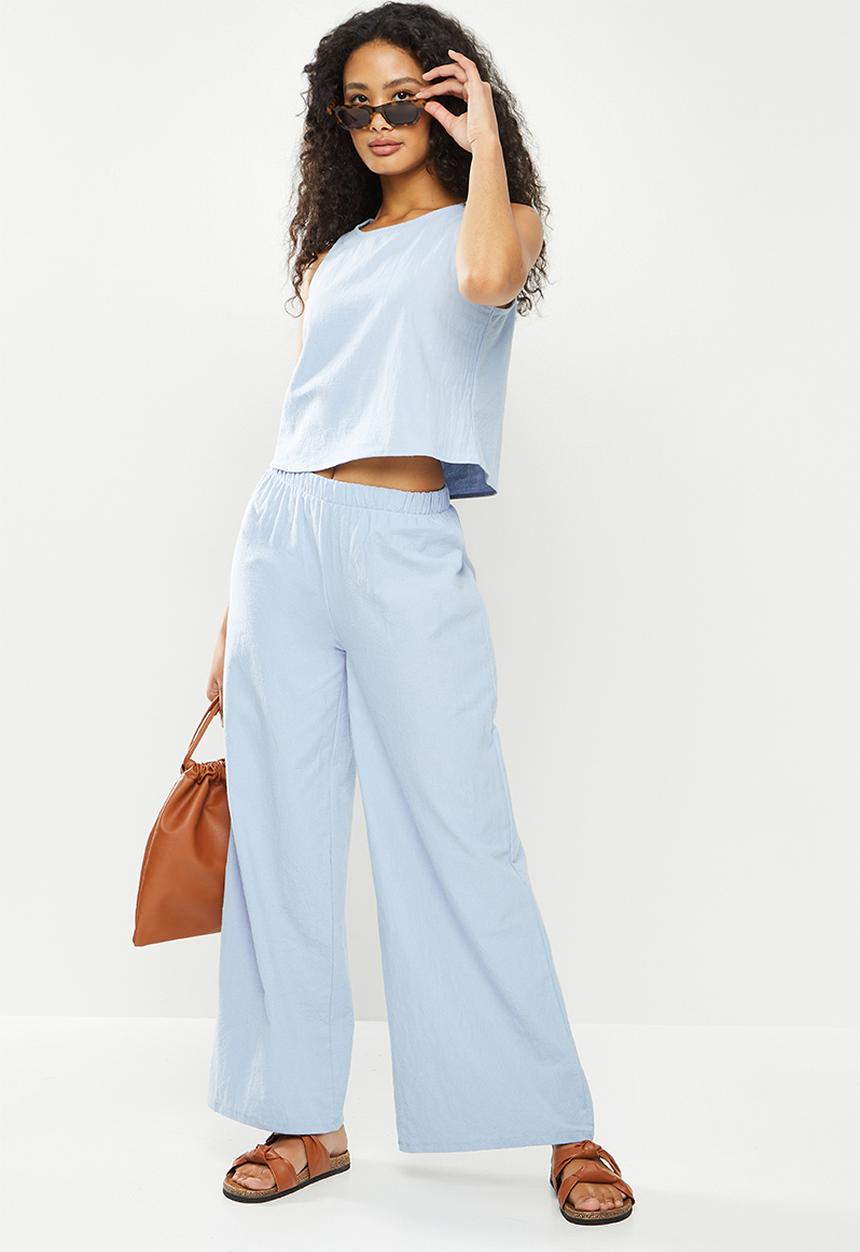 dailyfriday - Vest & culotte  set - light blue