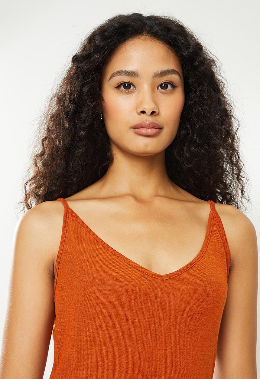 dailyfriday - Midi bodycon dress - burnt orange