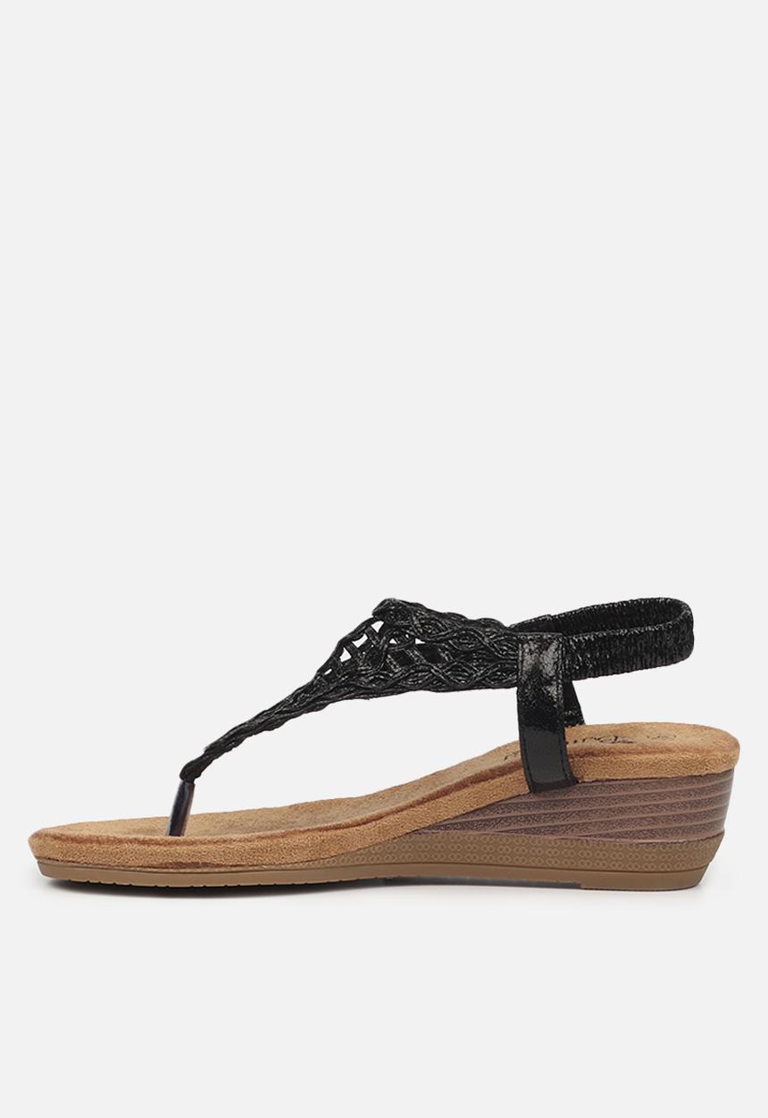 Butterfly Feet - Linah 3 wedge - black