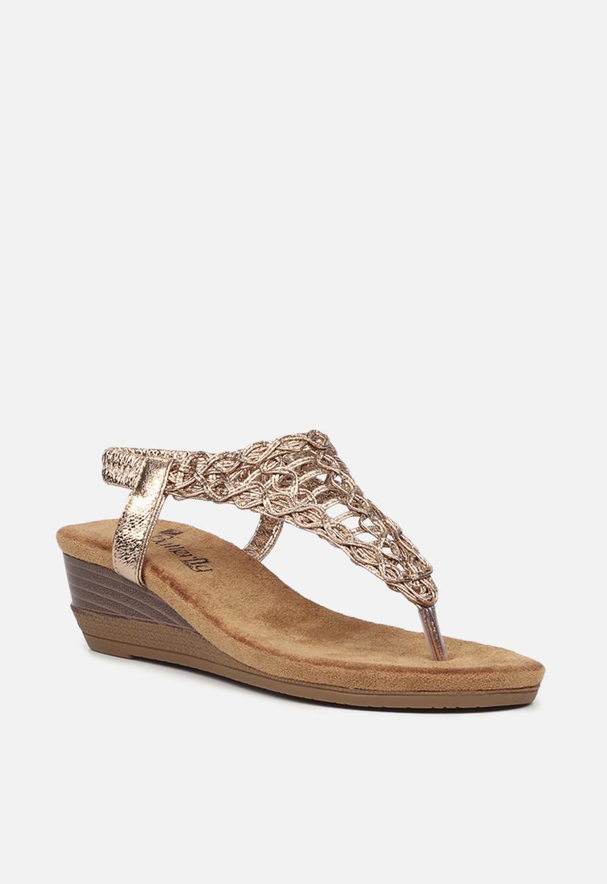 Butterfly Feet - Linah 3 wedge - rose gold